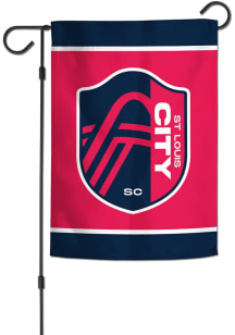 St Louis City SC 12x18 2 Sided Garden Flag - Red
