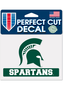 Michigan State Spartans 4.5x5.75 Auto Decal - Green