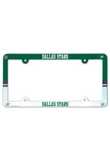 Dallas Stars Plastic Full Color License Plate Frame - Green