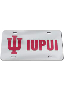 IUPUI Jaguars Red Metallic Car Accessory License Plate