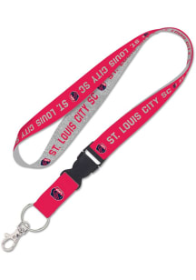 St Louis City SC Detachable Lanyard - Red