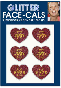 Iowa State Cyclones 6pk Glitter Tattoo