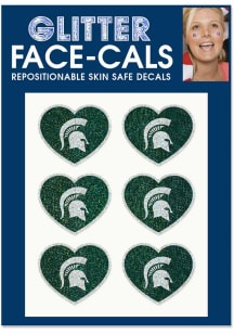 Michigan State Spartans 6pk Glitter Tattoo