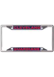 Cleveland Guardians Metallic Printed License Plate Frame - Red
