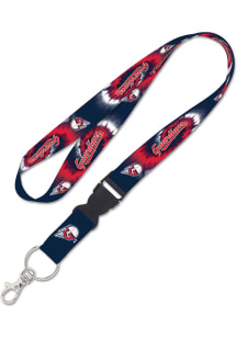 Cleveland Guardians Tie Dye Lanyard - Orange