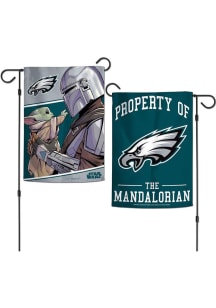 Philadelphia Eagles Mandalorian Garden Flag - Midnight Green