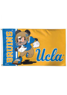 UCLA Bruins Disney 3x5 Deluxe Silk Screen Grommet Flag - Yellow