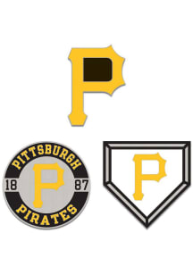 Pittsburgh Pirates Souvenir 3pk Enamel Pin - Yellow