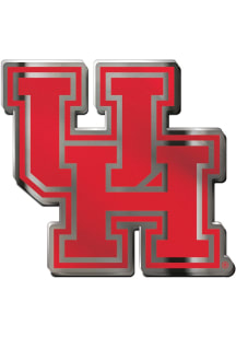 Houston Cougars Acrylic Car Emblem - Red