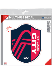 St Louis City SC 6x6 Auto Decal - Navy Blue