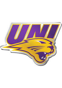 Northern Iowa Panthers Acrylic Car Emblem - Purple
