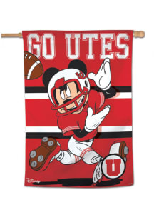 Utah Utes 28x40 Disney Banner - Red