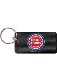Detroit Pistons Carbon Keychain - Black