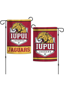 IUPUI Jaguars 12x18 2 sided Garden Flag - Red