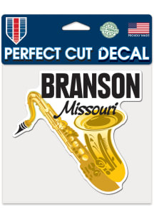 Branson 6X6 Music Auto Decal - White