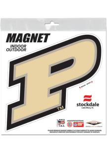 Purdue Boilermakers 6x6 Car Magnet - Gold