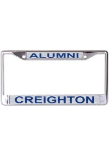 Creighton Bluejays Metallic License Plate Frame - Grey