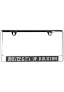 Houston Cougars Carbon Fiber License Plate Frame - Red