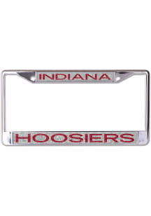 Indiana Hoosiers Glitter License Plate Frame - Red