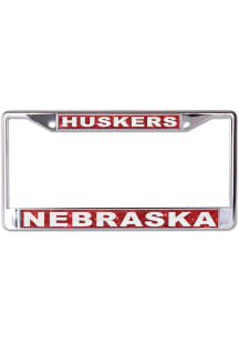 Nebraska Cornhuskers Glitter License Plate Frame - Red