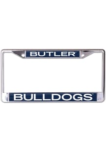 Butler Bulldogs Metallic Inlaid License Plate Frame - Blue