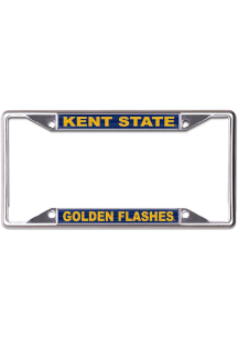 Kent State Golden Flashes Metallic Inlaid License Plate Frame - Gold