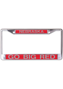 Nebraska Cornhuskers Slogan License Plate Frame - Red