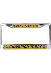 Notre Dame Fighting Irish Slogan License Plate Frame - Gold