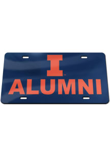 Illinois Fighting Illini  Acrylic Car Accessory License Plate