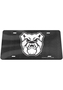 Butler Bulldogs Blue Carbon Fiber Car Accessory License Plate