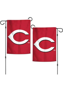 Cincinnati Reds 12.5x18 cap Garden Flag - Red