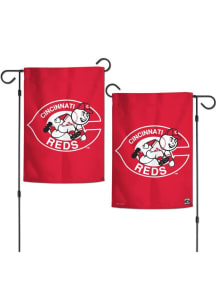 Cincinnati Reds 12.5x18 retro Garden Flag - Red