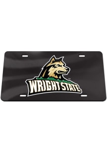 Wright State Raiders Gold Acrylic Car Accessory License Plate