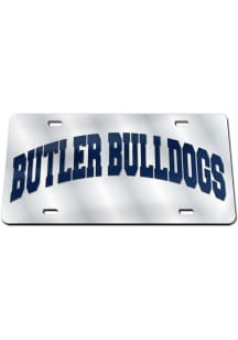 Butler Bulldogs Silver Silver Car Accessory License Plate