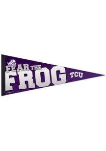 TCU Horned Frogs Premium 12x30 Pennant - Purple