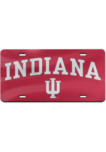 Indiana Hoosiers Red Wordmark Car Accessory License Plate