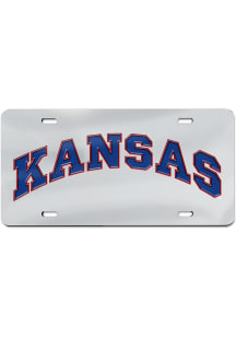 Kansas Jayhawks Blue Wordmark Car Accessory License Plate