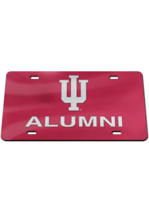 Indiana Hoosiers Red Alumni Car Accessory License Plate