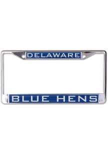 Delaware Fightin' Blue Hens Metallic License Plate Frame - Blue
