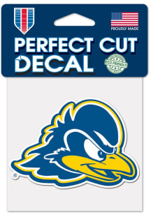 Delaware Fightin' Blue Hens 4x4 Auto Decal - Blue