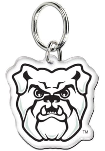 Butler Bulldogs Acrylic Keychain - White