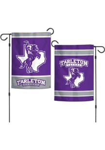 Tarleton State Texans 2 Sided Garden Flag - Purple