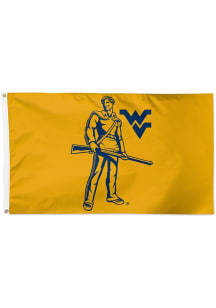 West Virginia Mountaineers Secondary Logo 3x5 Silk Screen Grommet Flag - Navy Blue