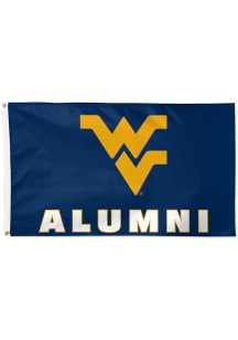 West Virginia Mountaineers Alumni 3x5ft Silk Screen Grommet Flag - Navy Blue
