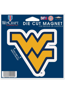 West Virginia Mountaineers 4.5x6 Die Cut Magnet