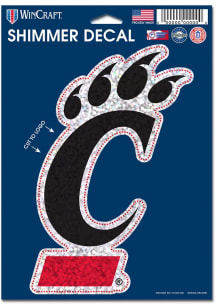 Cincinnati Bearcats 5x7 Shimmer Auto Decal - Red