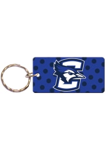 Creighton Bluejays rectangle Keychain - Blue