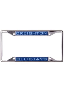 Creighton Bluejays Metallic License Plate Frame - Blue