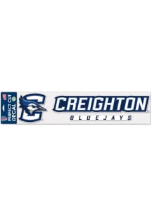 Creighton Bluejays 4x17 Auto Decal - Blue