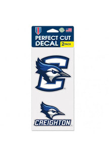 Creighton Bluejays 4x4 2pk Auto Decal - Blue